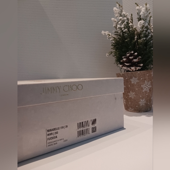 NWT Jimmy Choo - Mirabelle Casual Suede Edge Floral Sandals - Picture 13 of 13